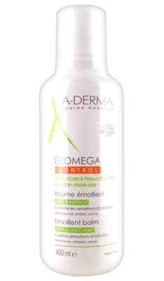 A-Derma Exomega Emollient balm anti-scratching 400 ml. / А-Дерма Екзомега контрол балсам 400 мл.