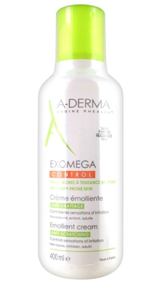 A-Derma Exomega Emollient cream anti-scratching 400 ml. / А-Дерма Екзомега контрол крем 400 мл.