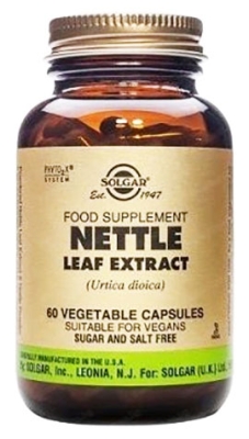 Nettle Leaf Extract 60 capsules Solgar / Екстракт от Коприва 60 капсули Солгар
