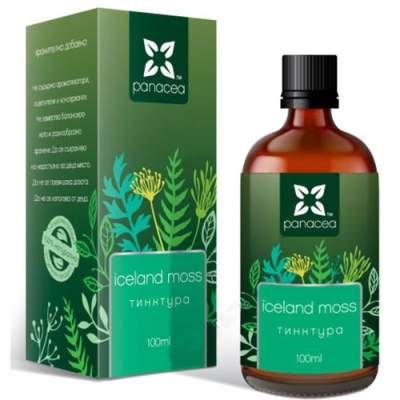 Panacea tincture Iceland moss 100 ml / Панацея тинктура Исландски лишей 100 мл
