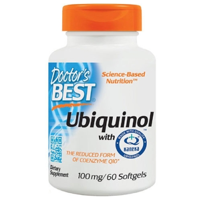 Doctor's Best Ubiquinol with Coenzyme Q10 100 mg 60 capsules / Доктор'с Бест Убиквинол 100 мг. 60 капсули