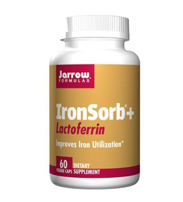 Jarrow Formulas IronSorb + Lactoferrin 60 capsules / Джароу Формулас Железен комплекс + Лактоферин 60 капсули