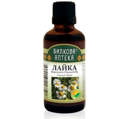 Bioherba Matricaria Chamomilla tincture 50 ml / Тинктура Лайка 50 мл. Билкова Аптека