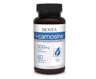 Biovea L- carnosine 500 mg. 60 capsules / Биовеа L- карнозин 500 мг. 60 капсули