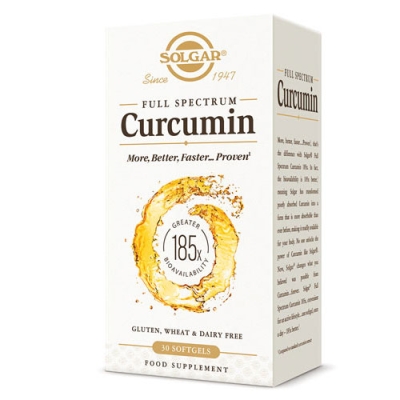 Full Spectrum Curcumin 30 capsules Solgar / Куркумин Фул Спектрум 30 капсули Солгар