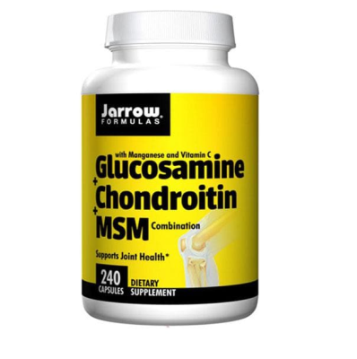 Jarrow Formulas Glucosamine + Chondroitin + MSM 240 capsules / Джароу Формулас Глюкозамин + Хондроитин + МСМ 240 капсули