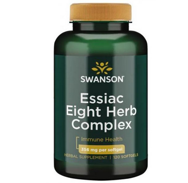 Swanson essiac eight herb complex 356 mg 120 capsules / Суонсън Есиак комбинация от 8 билки 356 мг. 120 капсули