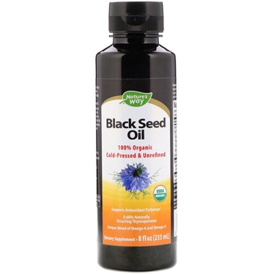 Liquid Black Seed Oil 235 ml. Nature`s Way / Масло от черен кимион 235 мл. Nature`s Way