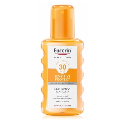 Eucerin Sun Protection Sensitive Protect Sun spray transparent SPF 30 200 ml. / Еуцерин Прозрачен слънцезащитен спрей за тяло SPF 30 200 мл.