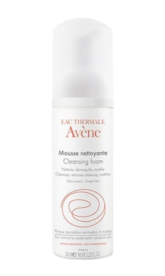 Avene Cleansing foam for face and eye 50 ml / Авен Почистваща пяна за лице и очи 50 мл.