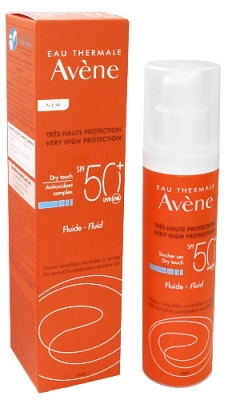 Avene Sun protection dry touch fluid SPF50+ 50 ml. / Авен Слънцезащитен флуид SPF50+ 50 мл.