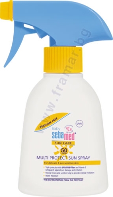 СЕБА МЕД БЕБЕ ДЕТСКИ СЛЪНЦЕЗАЩИТЕН СПРЕЙ БЕЗ ПАРФЮМ SPF 50 200 мл