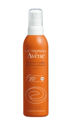 Avene Moderate protection spray SPF 20 200 ml / Авен Слънцезащитен спрей SPF 20 200 мл.