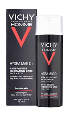 Vichy Nomme hydra mag C + Anti - Fatidue Hydrating Care Face & Eye 50 ml. / Виши Хоме Хидра Маг С + Хидратиращ и Укрепващ Крем За Лице и Очи 50 мл.
