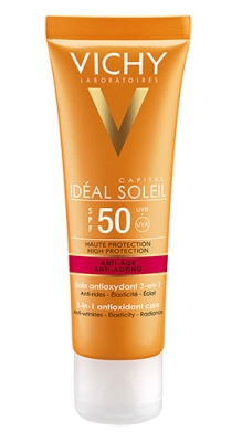 Vichy Anti-Age 3 in 1 Antioxidant Care SPF 50 50 ml / Виши Солей крем против бръчки SPF 50 50 мл