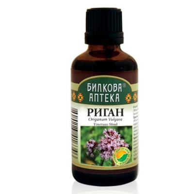 Bioherba Origanum Vulgare tincture 50 ml / Тинктура Риган 50 мл. Билкова Аптека