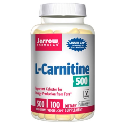 Jarrow Formulas L-Carnitine 500 mg 100 liquid capsules / Джароу Формулас L-карнитин 500 мг. 100 течни капсули