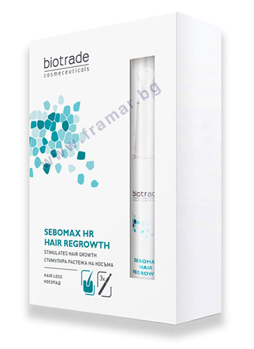 Sebomax hair regrowth gel 8.5 ml 3 / Себомакс гел за възстановяване ...