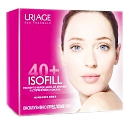 Uriage ISOFILL Set Rich wrincle cream 50 ml. + Wrinkle eye care 15 ml. / Уриаж ISOFILL Комплект Коригиращ крем срещу бръчки 50 мл. + Околоочен контур 15 мл.
