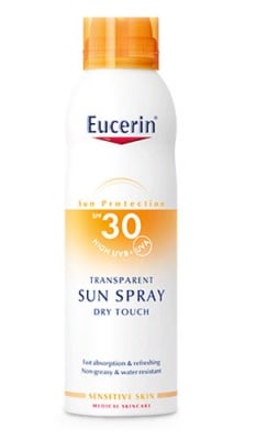 Eucerin sun spray transparent