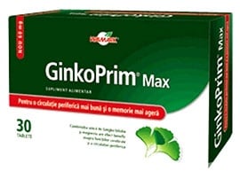 Ginko Prim Max 60 mg. 30 tablets Walmark / Гинко Прим Макс 60 мг. 30 таблетки  Валмарк