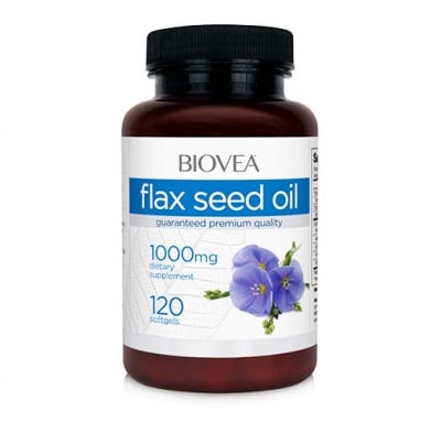 Biovea flax seed oil 1000 mg.
