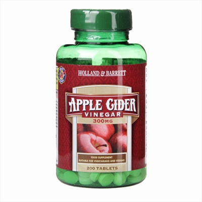 Apple cider vinegar 300 mg 200