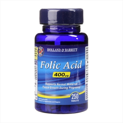 Folic acid 400 mcg 250 tablets