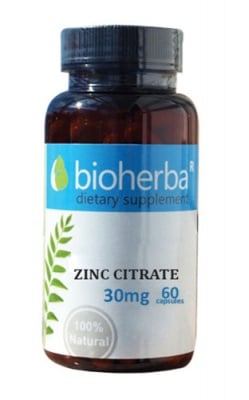 Bioherba Zinc Citrate 30 mg 60