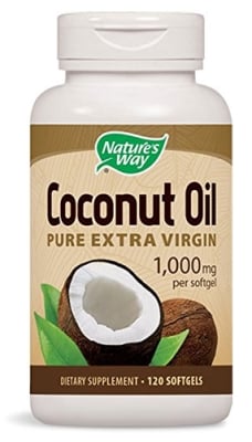 Coconut oil organic 1000 mg 12