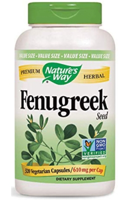 Fenugreek 610 mg. 320 capsules