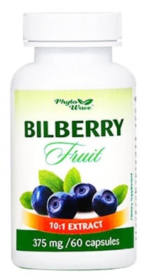 Bilberry fruit 375 mg. 60 caps