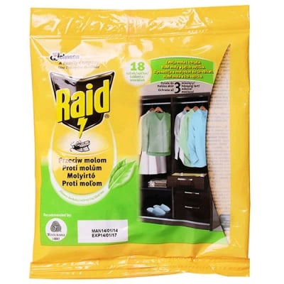 Raid tablets anti moth with gr