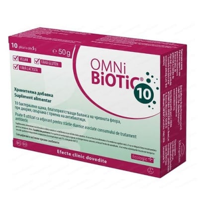 Omni Biotic10 10 sachets x 5 g / Омни Биотик10 10 сашета x 5 гр.