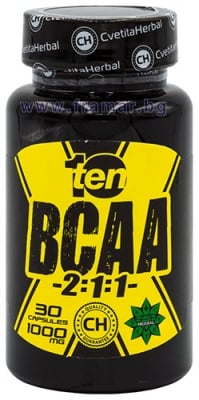ТЕН BCAA 2:1:1 капсули 1000 мг * 30 ЦВЕТИТА ХЕРБАЛ