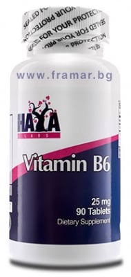 ХАЯ ЛАБС ВИТАМИН B6 таблетки 25 мг * 90