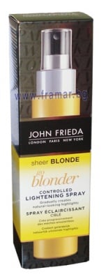 ДЖОН ФРИЕДА SHEER BLONDE ИЗСВЕТЛЯВАЩ СПРЕЙ ЗА РУСА КОСА 100 МЛ