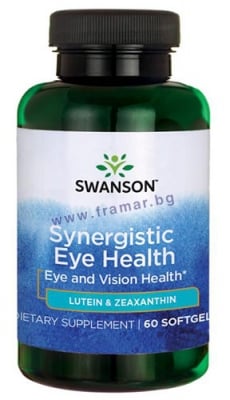 СУОНСЪН ФОРМУЛА ЗА ОЧИ С ЛУТЕИН И ЗЕАКСАНТИН капсули * 60