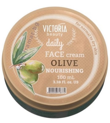 ВИКТОРИЯ БЮТИ ДЕЙЛИ ПОДХРАНВАЩ КРЕМ ЗА ЛИЦЕ С МАСЛИНА 100 мл