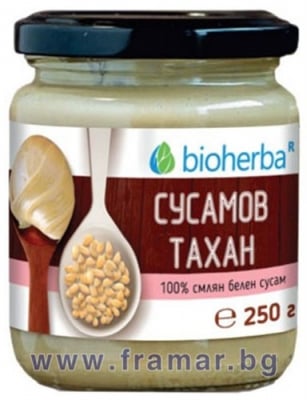 БИОХЕРБА СУСАМОВ ТАХАН ОТ 100% СМЛЯН БЕЛЕН СУСАМ 250 г