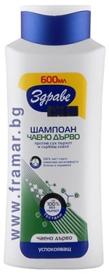 ЗДРАВЕ АКТИВ ШАМПОАН С ЧАЕНО ДЪРВО 600 мл