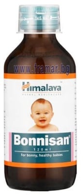ХИМАЛАЯ БОНИСАН СИРОП ЗА ДОБРО ХРАНОСМИЛАНЕ ПРИ НОВОРОДЕНИ И БЕБЕТА 120 мл