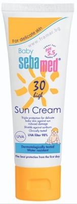 СЕБА МЕД БЕБЕ СЛЪНЦЕЗАЩИТЕН КРЕМ СЪС SPF 30 75 мл