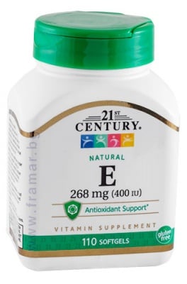 21 СЕНЧЪРИ ВИТАМИН Е капсули 268 мг 400 IU * 110