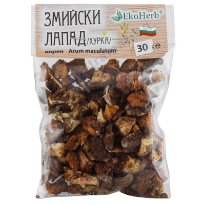 ЗМИЙСКИ ЛАПАД (ХУРКА) КОРЕН 30 г ЕКО ХЕРБ