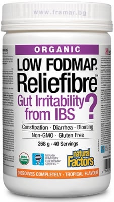 РИЛИЙФИБРИ прах 268 г / 40 дози НАТУРАЛ ФАКТОРС