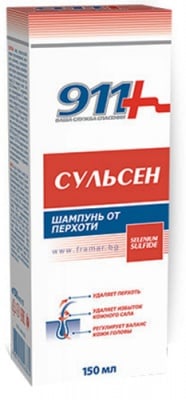 СУЛСЕН ШАМПОАН ПРОТИВ ПЪРХОТ 150 мл