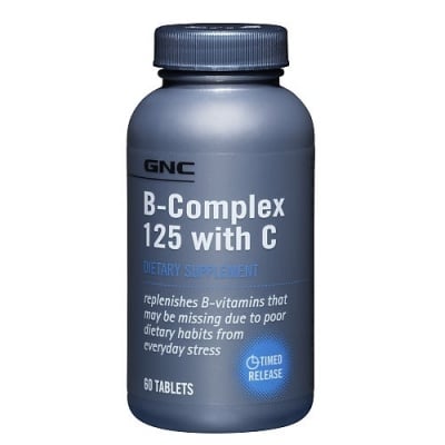 ВИТАМИН B комплекс + ВИТАМИН C капсули * 60 GNC