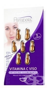 ЕКВИЛИБРА ПЕРЛАБЕЛА капсули с ВИТАМИН Ц ЗА ЛИЦЕ * 7