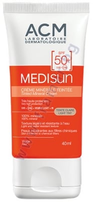 МЕДИСЪН СЛЪНЦЕЗАЩИТЕН МИНЕРАЛЕН КРЕМ SPF50+ 40 мл